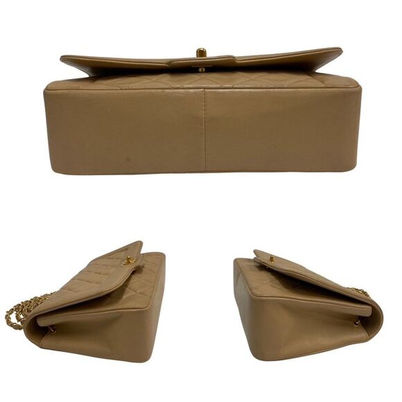 Chanel Diana Beige Leather Shoulder Bag (Pre-Owned) - Picture 3 of 9